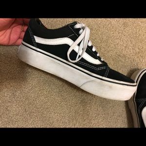 Platform Old Skool Vans shoes